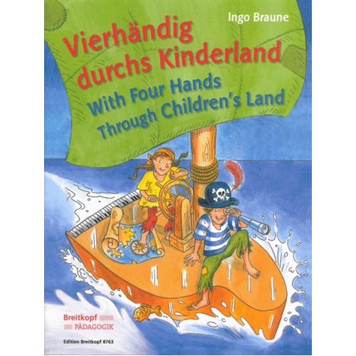 With Four Hands Through Childrens Land Piano Duet Book