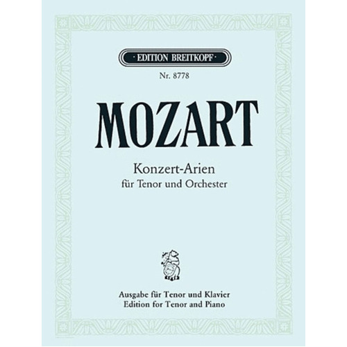 Concert Arias For Tenor Complete