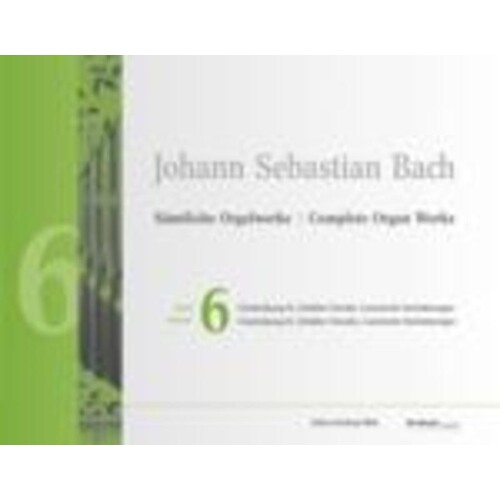 Bach - Complete Organ Works Vol 6 Book/CD-Rom (Softcover Book)