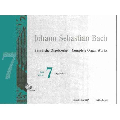 Bach - Complete Organ Works Vol 7 Book/CD-Rom (Softcover Book/CD-Rom) Book