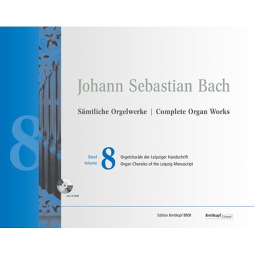 Bach - Complete Organ Works Vol 8 Book/CD-Rom (Softcover Book/CD-Rom) Book