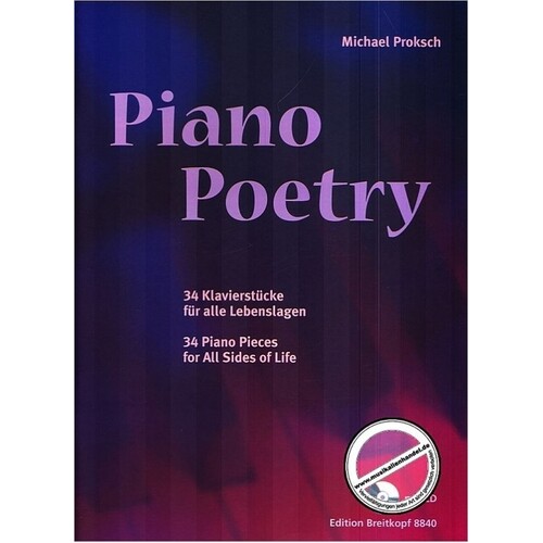 Piano Poetry Softcover Book/CD