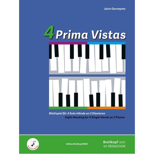 4 Prima Vistas Sight-Reading 4 Hands 2 Pianos (Softcover Book)