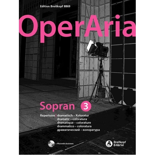 OperAria Soprano Vol 3 Dramatic Coloratura BK/CD