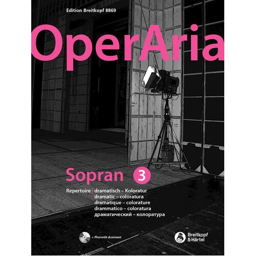 Operaria Soprano Vol 3 Dramatic Coloratura Book/CD (Softcover Book)