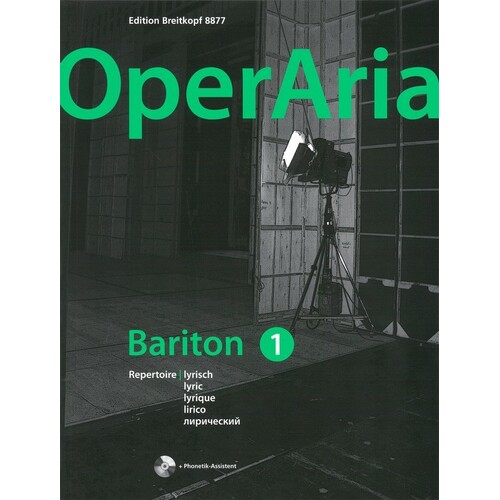 Operaria Baritone Vol 1 Lyric (Softcover Book/CD)