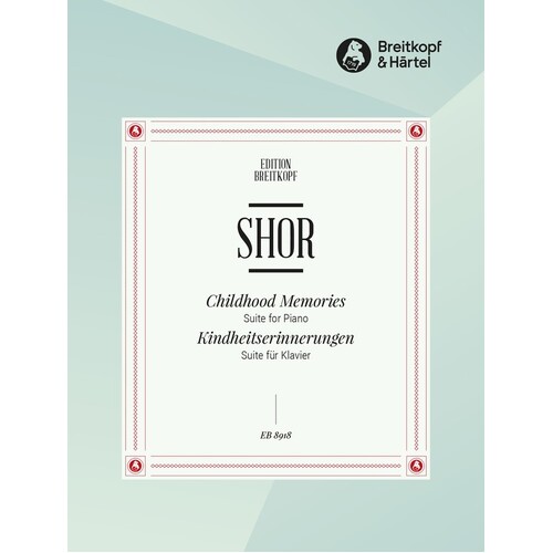 Shor - Childhood Memories Piano (Softcover Book)