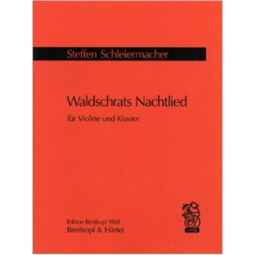 Waldschrats Nachtlied Violin Solo (Softcover Book)