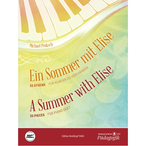 Proksch - A Summer With Elise 33 Pieces For Piano Duet Softcover Book (Piano)