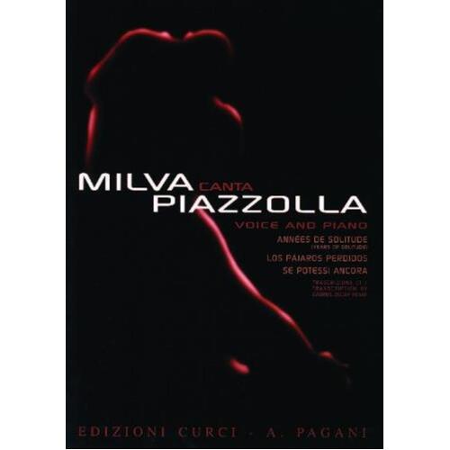 Milva Canta Piazzolla For Voice And Piano (Softcover Book)