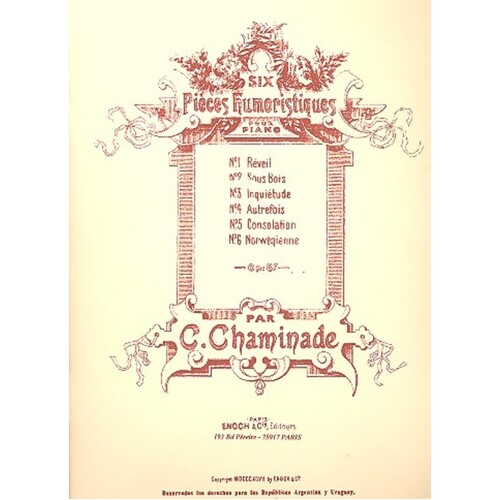 Pieces Humoristiques Op 87 Piano Book