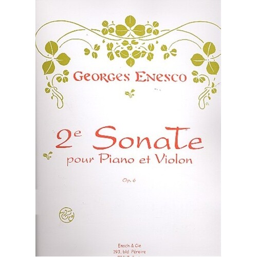 Sonata No 2 Op 6 Violin/Piano Book