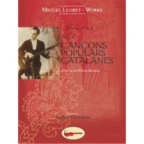 Llobet - Guitar Works Vol 1 Catalan Folk Songs (Softcover Book)