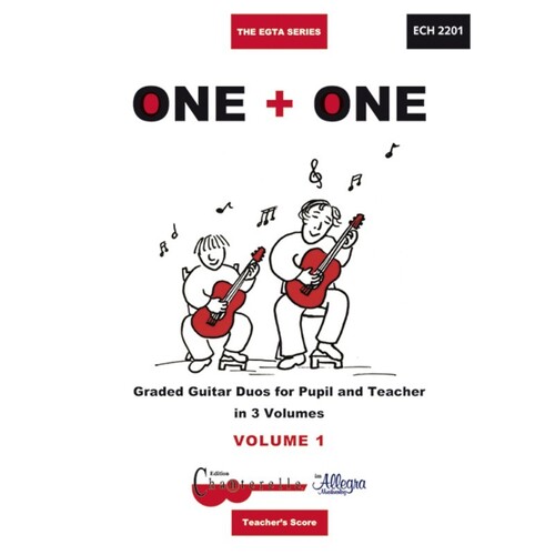 One Plus One Vol 1 Graded Guitar Duos Sc/Pt (Softcover Book)