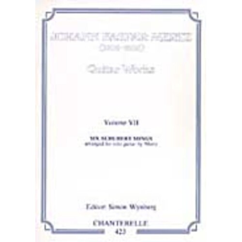 Mertz - Guitar Works Vol 7 Six Schubert Songs (Softcover Book)