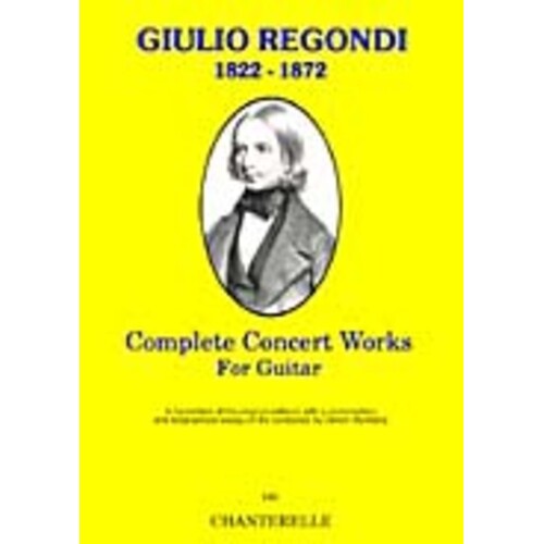 Regondi - Concert Works For Guitar Op 19-23 (Softcover Book)
