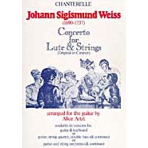 Weiss - Concerto For Lute And Strings Score/Parts Book