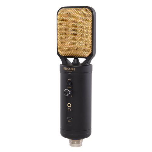 Eikon CM14USB Cardioid Condenser Microphone with USB/XLR Outputs and Headphone Jack