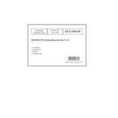 String Quartets Nos 7 - 12 Set Of Parts Book