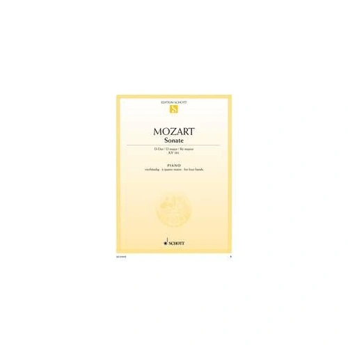 Mozart - Sonata D Major K 381 for Piano Duet, Schott Music, 24 Pages, Edited by Monika Twelsiek