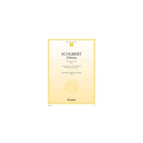 Erlking (Erlkonig) Op. 1 D 328 for Voice - Schubert, AMEB Musicianship Grade 5, 8 Pages, Schott Music
