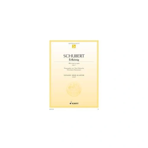 Erlking (Erlkonig) Op. 1 D 328 for Voice, AMEB Musicianship Set Work Grade 5, Composer: Franz Schubert, Publisher: Schott Music, 8 Pages