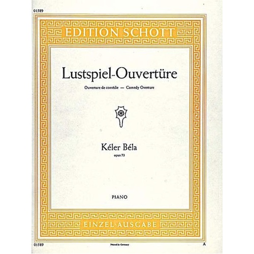 Lustspiel Overture Op 73