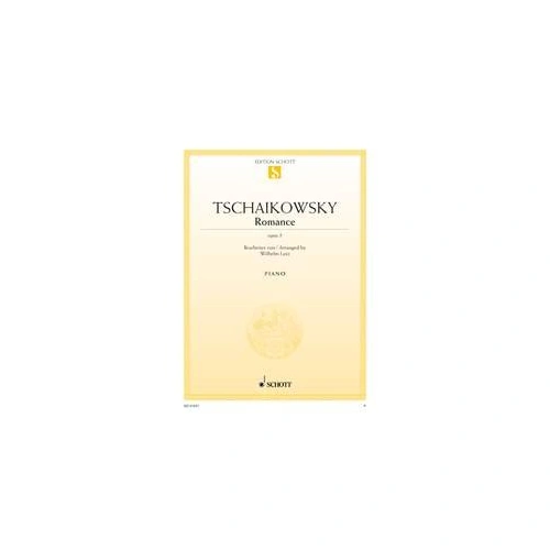 Romance Op 5 for Piano by Peter Ilyich Tchaikovsky, Ed Lutz, Schott Music, 8 Pages