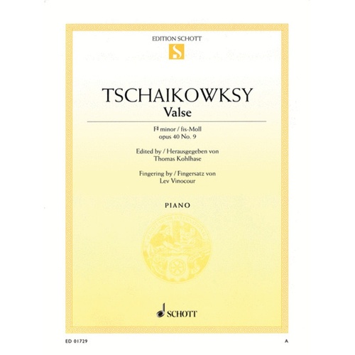 Valse F Sharp Min Op 40 No 9 Book