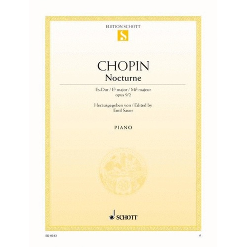Nocturne Op 9 No 2 E Flat