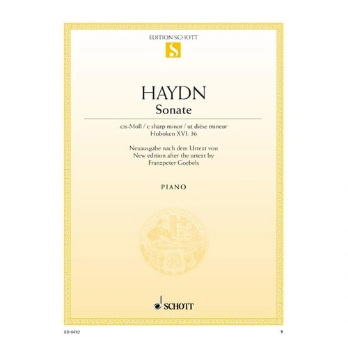 Piano Sonata in C Sharp Minor XVI:36