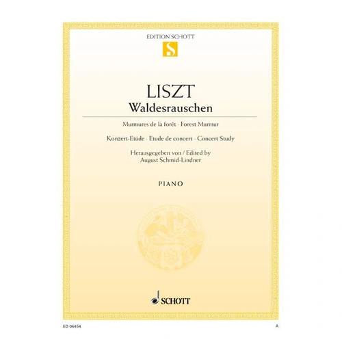 Waldesrauschen Concert Study for Piano Solo