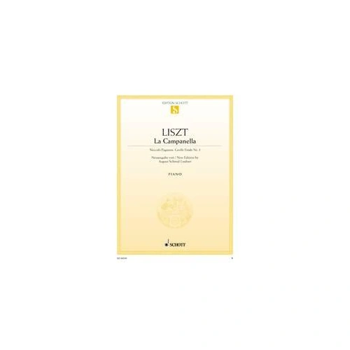 Liszt - La Campanella for Piano by Schott Music, 16 Pages