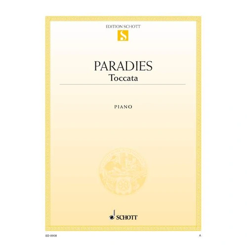 Toccata in A Major Sheet Music for Piano