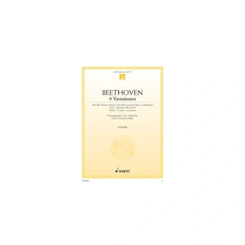 Beethoven - 9 Variations on Theme of Paisiello WoO 69 for Piano Solo, 12 Pages