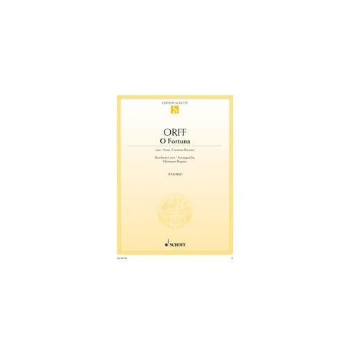 O Fortuna from Carmina Burana Easy Piano Arrangement