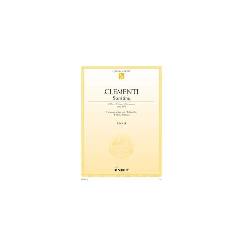 Clementi Sonatina in C Major Op. 36 No. 1 for Piano Solo - 8 Pages, Schott Music Edition