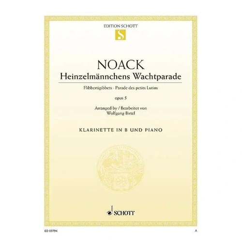 Noack - Flibbertigibbet Op. 5 for Clarinet and Piano