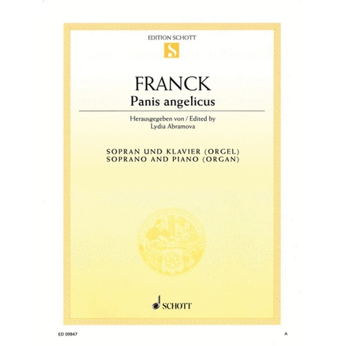 Panis Angelicus Sop/Piano Book