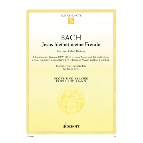 Jesu Joy of Man's Desiring for Flute and Piano