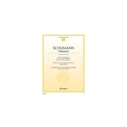 Traumerei Op. 15 No. 7 for Clarinet and Piano by Robert Schumann