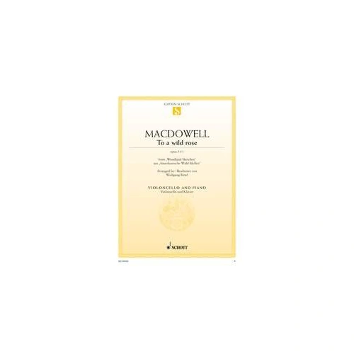 MacDowell - To a Wild Rose Op 51 No 1 for Cello and Piano