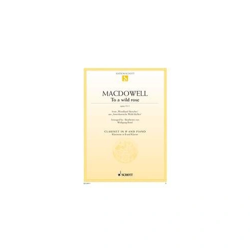 MacDowell - To a Wild Rose Op 51 No 1 for Clarinet and Piano