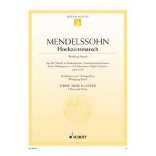 Wedding March Arr Birtel Oboe Piano Book