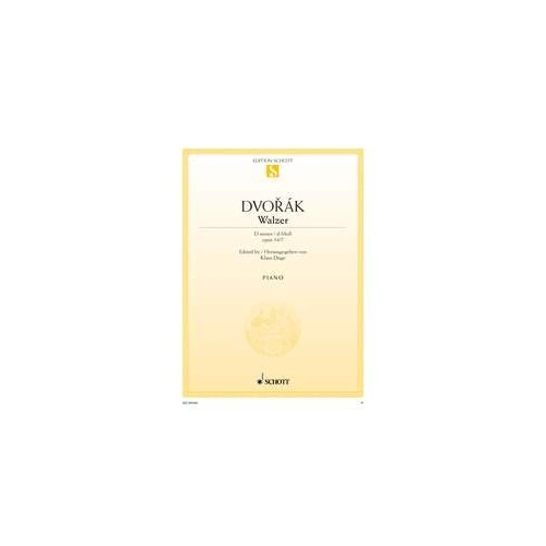 Dvorak Waltz in D Minor Op. 54 No. 7 for Piano Solo, 8 Pages, Publisher: Schott Music