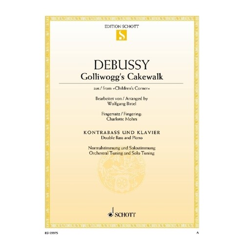 Debussy - Golliwoggs Cakewalk Double Bass/Piano (Softcover Book)