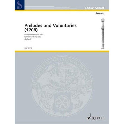 Preludes And Voluntaries Ed Colwell Tre Solo Book