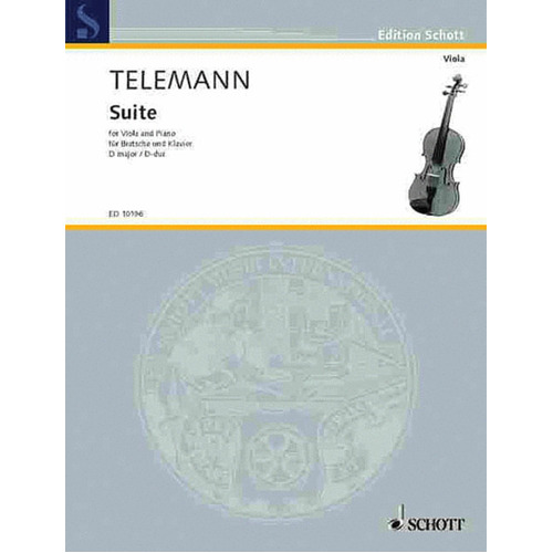 Suite D Ed Bergmann Forbes Vla/Piano Book