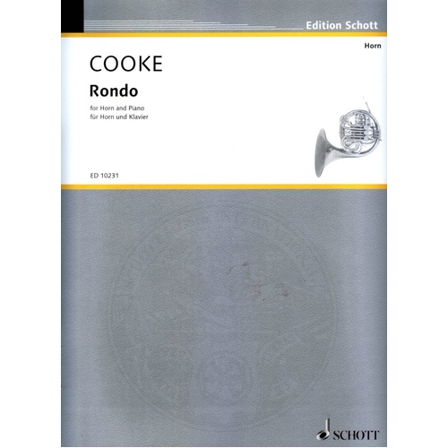 Cooke - Rondo B Flat for French Horn and Piano