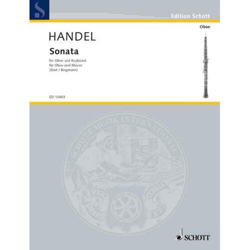 Handel - Sonata B Flat Hwv 357 Oboe/Piano (Softcover Book)